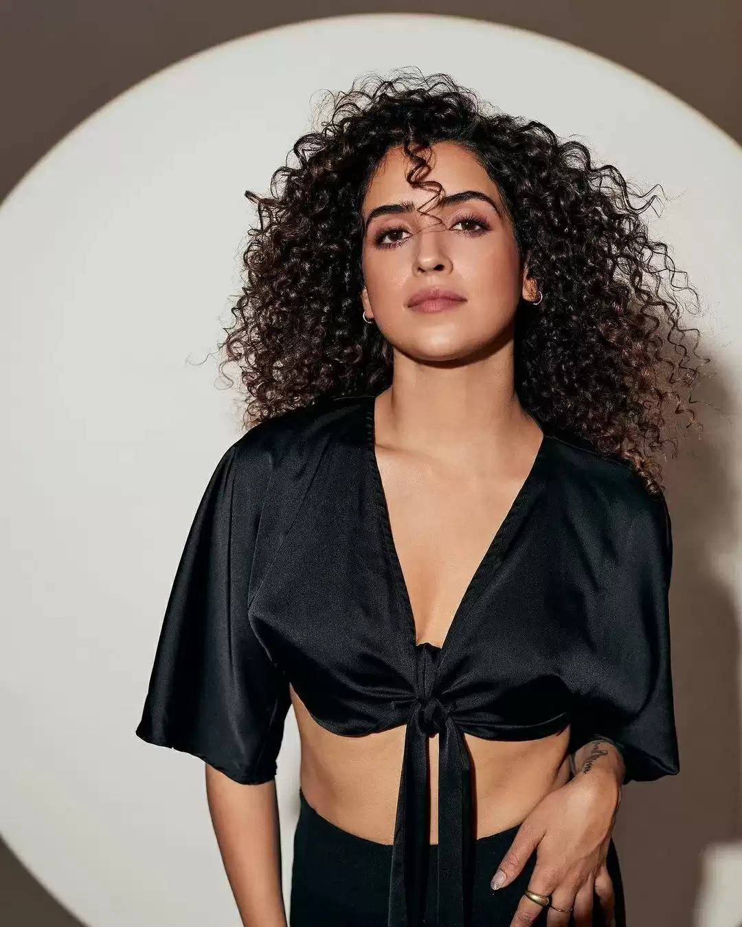 Photos Sanya Malhotra Flaunts Her Figure Wearing A Bikini See Here