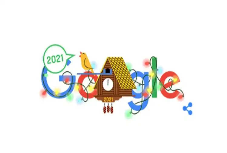 Google Doodle Google released the last doodle of the year 'New Year's