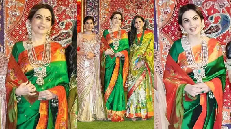Kanchi Pattu Sarees - Nita Ambani wears costliest Kanchipuram silk saree  worth 4 million. Its named 