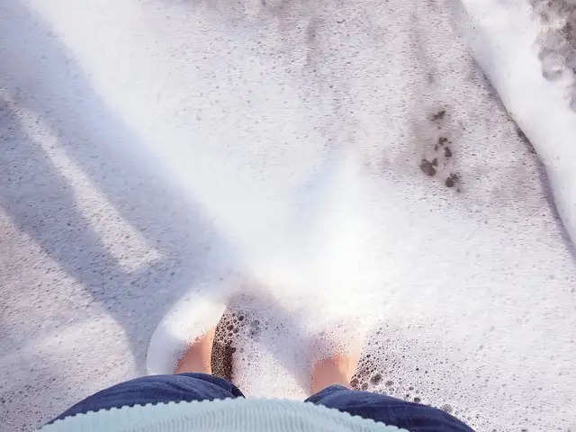 Warm water feet