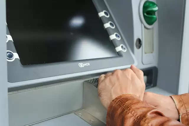 Withdrawing cash