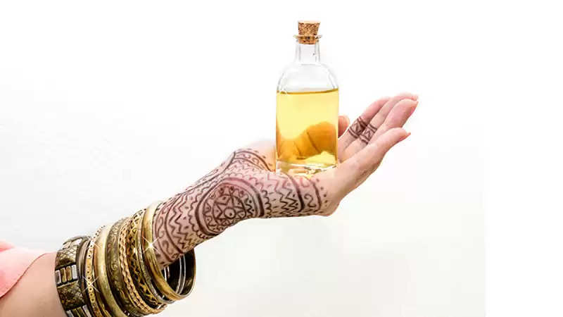 Buy Henna Mix oil for mehandi cone - 1 litre