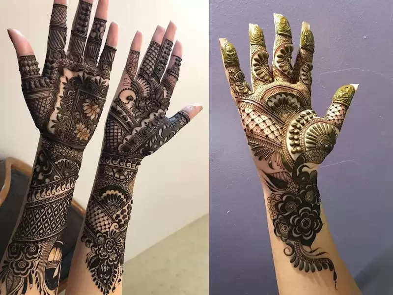 Unique Bridal Henna Designs