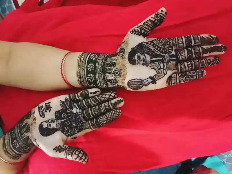 Karwa Chauth 2022: Best mehndi designs that will leave your spouse smitten  - Hindustan Times