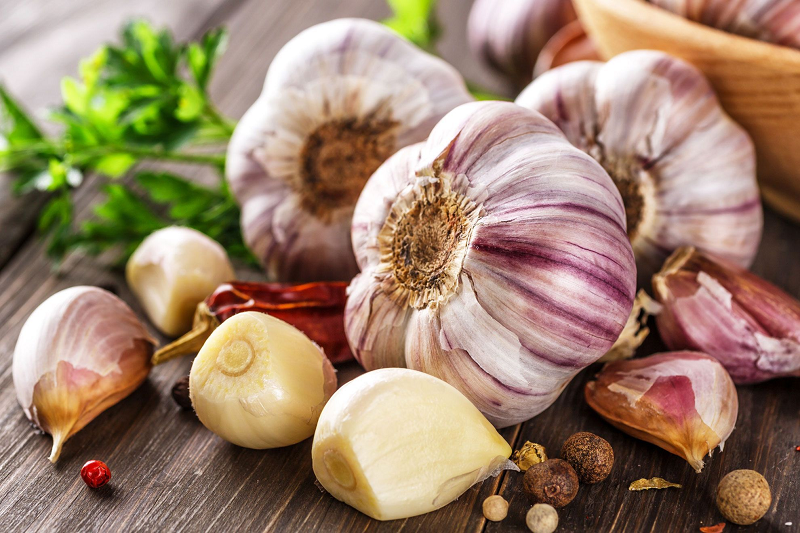 Raw Garlic Garlic is a panacea for diabetes and high cholesterol, just